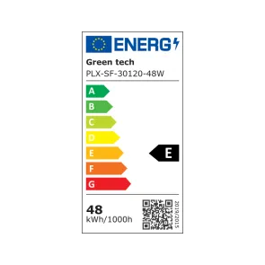 Surface-mounted LED panel 300 × 1200 mm 36/40/48 W 3CCT | PLX-SF-30120-48W