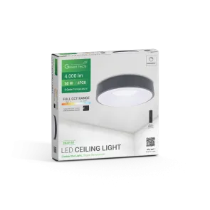 Pametna LED stropna svetilka 50 W 4000 lm 3000–6000 K | NOIR-M