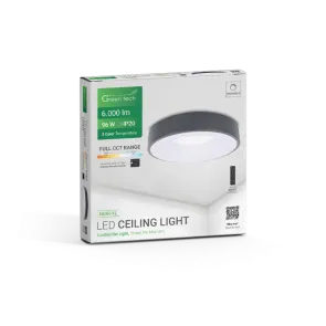 Smart LED ceiling light 96 W 6000 lm 3000–6000 K | NOIR-XL
