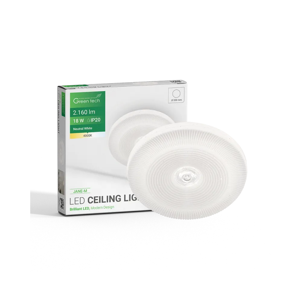 LED stropna svetilka 18 W 4000 K 1280 lm | JANE-M