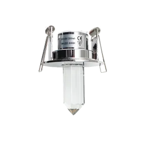 Vgradni dekorativni LED downlight 3000 K IP65 krom | LED502