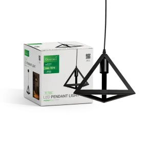Black pendant light E27 up to 20 W | PL-2522