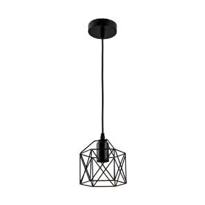 Black pendant light E27 up to 20 W | PL-1818