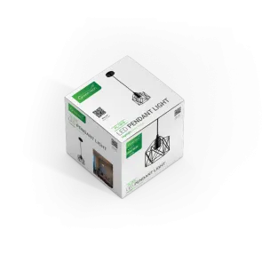 Črna viseča svetilka E27 do 20 W | PL-1818