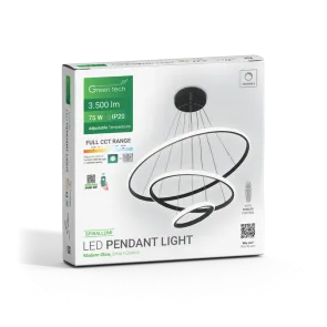 Smart LED pendant light 75 W 3500 lm | SPIRALLUMI