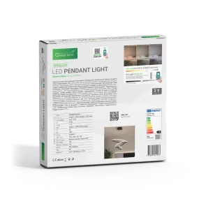 Smart LED pendant light 75 W 3500 lm | SPIRALLUMI