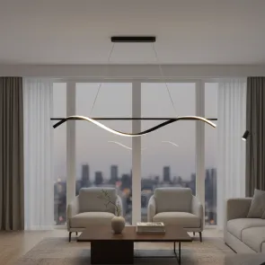 Pametna LED viseča svetilka 30 W 1500 lm | WAVELINE