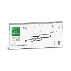 Smart LED pendant light 54 W 2700 lm | SERPENTINA