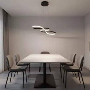 Smart LED pendant light 54 W 2700 lm | SERPENTINA