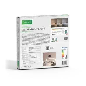 Pametna LED viseča svetilka 125 W 6250 lm | RINGSYMPHONY