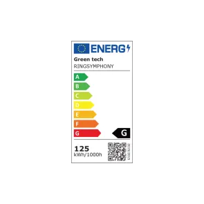 Smart LED pendant light 125 W 6250 lm | RINGSYMPHONY