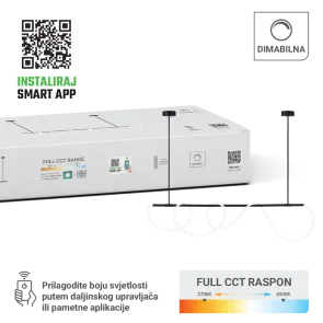 Smart LED pendant light 100 W 5000 lm | LINEAFLOW