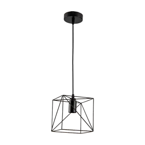 Black pendant light E27 up to 20 W | PL-1616D