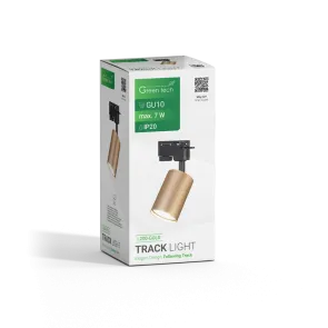 Gold track light GU10 up to 7 W | L200-GOLD
