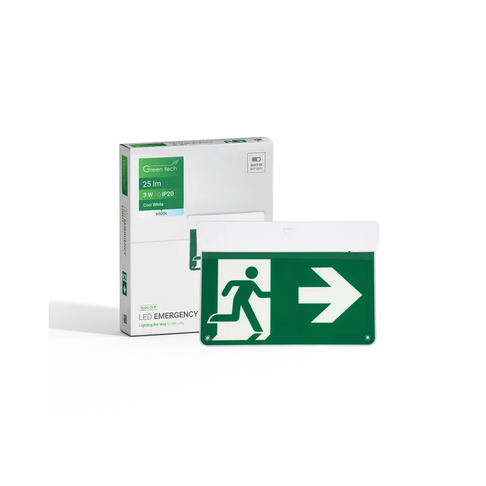 LED emergency light 3 W up to 3 h | EL06-3LF