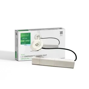 Recessed LED emergency downlight 3 W 150 lm | EK15-3LF