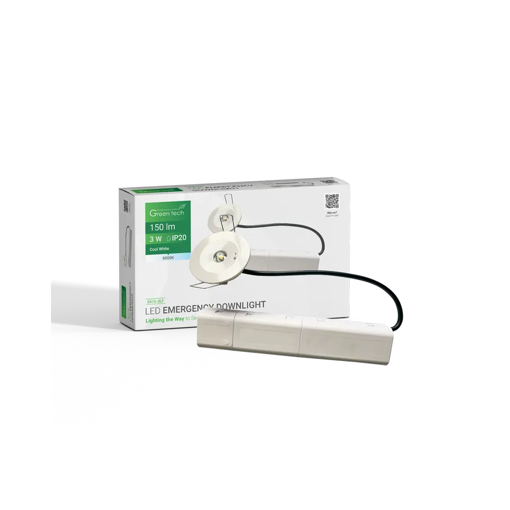 Vgradni LED zasilni downlight 3 W 150 lm | EK15-3LF