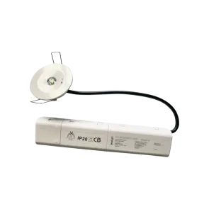 Recessed LED emergency downlight 3 W 150 lm | EK15-3LF