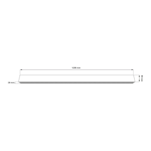 Linear LED light 40 W 3CCT 4000 lm | LL-3880-3CCT-40W