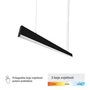 Linearna LED svetilka 40 W 5200 lm 3CCT | LL-2280-3CCT-40W