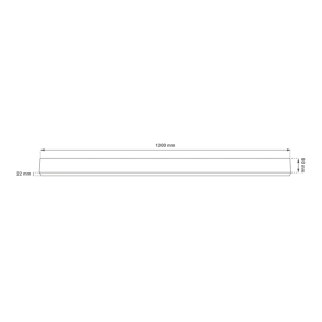Linearna LED svetilka 40 W 5200 lm 3CCT | LL-2280-3CCT-40W