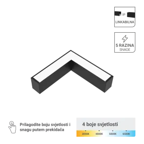 LED L-modul 15–40 W 5200 lm 4CCT | LL-5070-40W-L