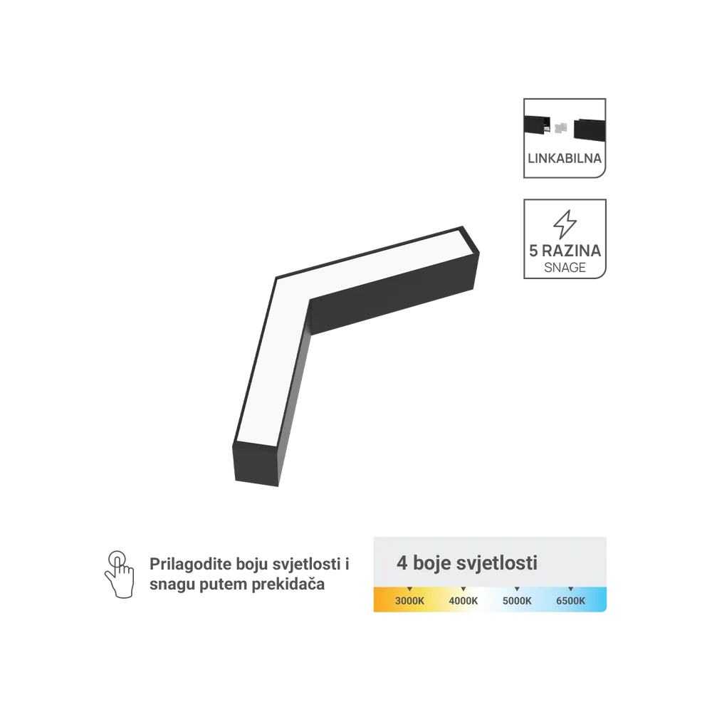 LED V-modul 15–40 W 5200 lm 4CCT | LL-5070-40W-V