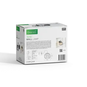 Črna stenska svetilka E27 do 20 W | WL-1813