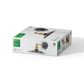 Black wall light E27 up to 20 W | WL-2615
