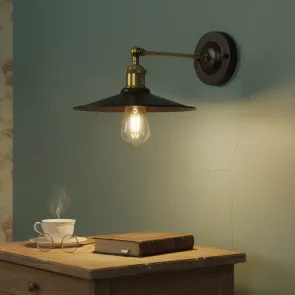 Black wall light E27 up to 20 W | WL-2615