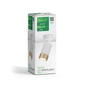 White-gold GU10 spot light | BIANCOLUX-1