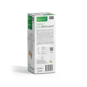 White-gold GU10 spot light | BIANCOLUX-1