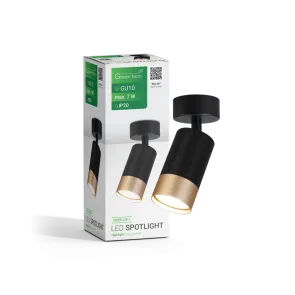 Black-gold GU10 spot light | NOIRLUX-1
