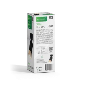 Black-gold GU10 spot light | NOIRLUX-1