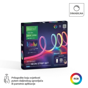 Smart RGB NEON LED set 5 m 30 W IP65 | NEON-RGB-SMART