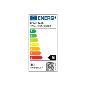 Smart RGB NEON LED set 5 m 30 W IP65 | NEON-RGB-SMART