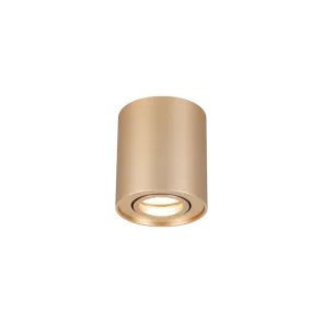 Gold surface-mounted GU10 light up to 7 W | T155M-GOLD