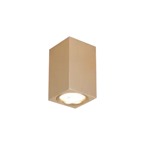 Gold surface-mounted GU10 downlight up to 7 W | M39S-GOLD