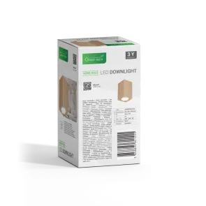 Zlati nadgradni downlight GU10 do 7 W | M39S-GOLD