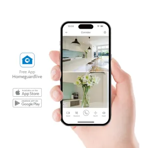 Indoor 2K PTZ camera Wi-Fi 6 AI | HGWIP-222