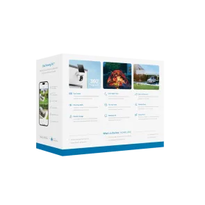 Solarna 2K PTZ kamera 3 MP IP66 AI | HGWBC-359S