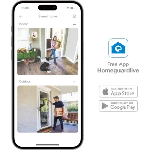 2K Wi-Fi IP kamera 140° IP66 AI | HGWIP-814
