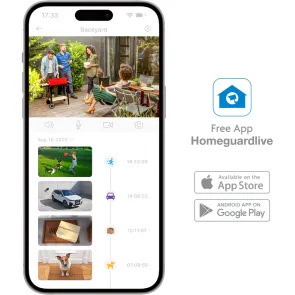 2K Bullet Wi-Fi camera IP66 110° AI | HGWOB-256