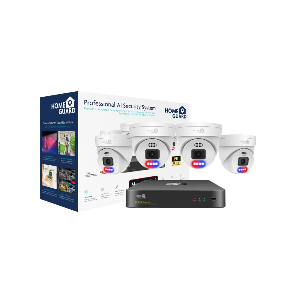 PoE kit 8CH + 4 cameras 4 MP | HGNVK-84804