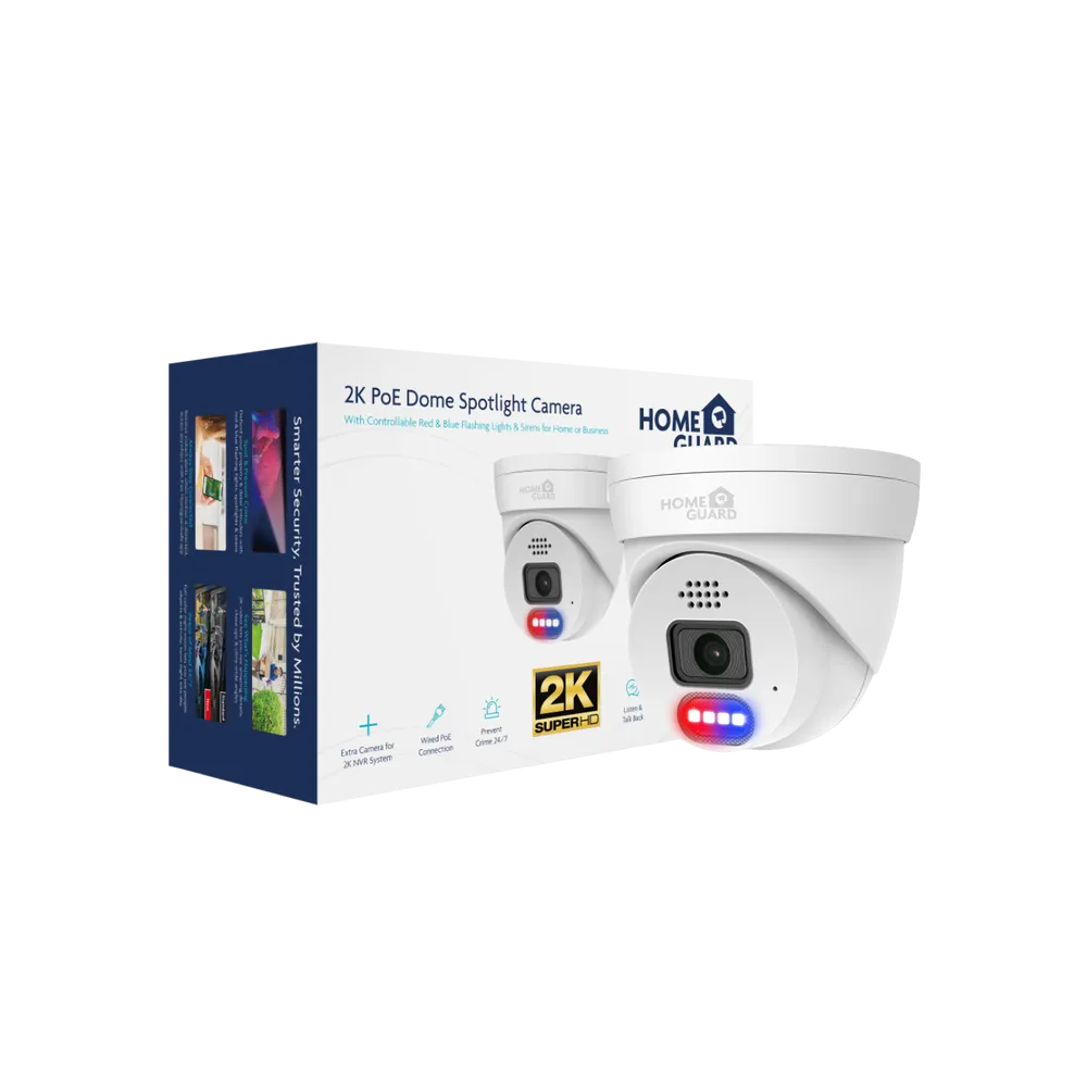 2K PoE Dome camera 4 MP IP66 120° | HGNHK-937CAM