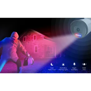 4K PoE kit 8CH + 4 cameras 8 MP | HGNVK-88504