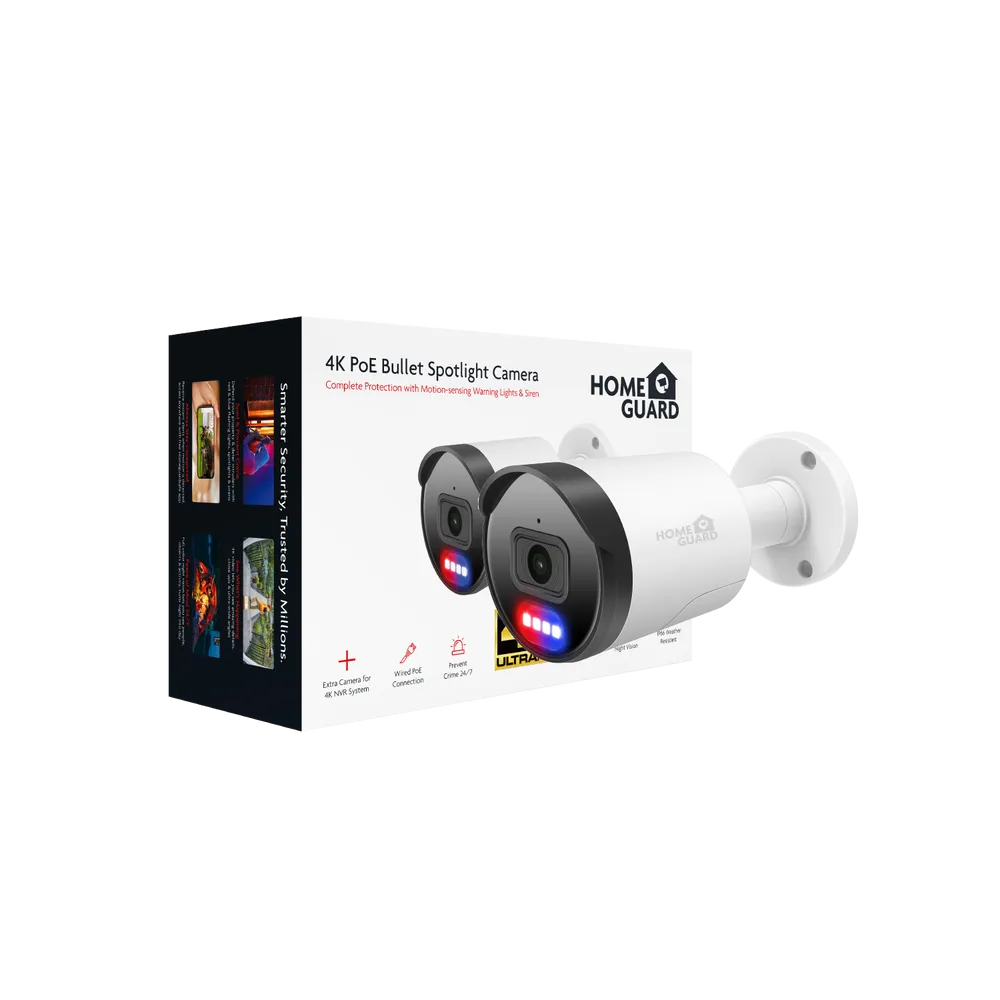 4K PoE Bullet camera 8 MP IP66 120° | HGNHK-938CAM