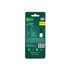 Solar LED camping bulb 3 W 100 lm | LFB-6000-SOLAR