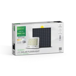 Solarni reflektor 100 W 1600 lm 3CCT IP65 | SFX-100W-3CCT