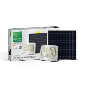 Solar floodlight 100 W 1600 lm 3CCT IP65 | SFX-100W-3CCT